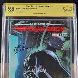 Star Wars Crimson Reign #1 Anindito CBCS 9.8 Marvel Signed By Charles Soule NM+