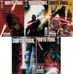 Star Wars DARTH MAUL (5) comic SET #1 2 3 4 5 Marvel 1st print 2017 cad bane