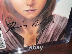 Star Wars Daisy Ridley Signed Comic. 9.8