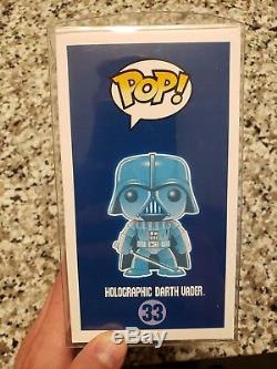 Star Wars Dallas Comic Con Funko pop GITD holographic Darth Vader