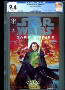 Star Wars Dark Empire #1,2,3,4,5,6, CGC (1993) Platinum Marvel Comics 6-Set Lot Star Wars Dark Empire #1,2,3,4,5,6, CGC (1993) Platinum Marvel Comics 6-Set Lot