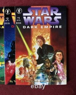 Star Wars Dark Empire #1-6 (1991, Dark Horse) AND #1-6 II ALL in NM+ & Handbook