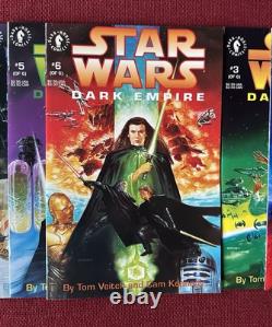 Star Wars Dark Empire #1-6 (1991, Dark Horse) AND #1-6 II ALL in NM+ & Handbook