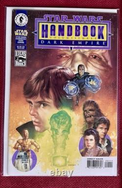 Star Wars Dark Empire #1-6 (1991, Dark Horse) AND #1-6 II ALL in NM+ & Handbook