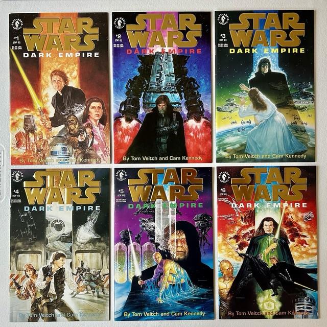 Star Wars Dark Empire 1-6 Gold Set 5000 Copy Print Run Dark Horse Nice