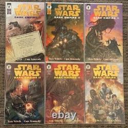 Star Wars Dark Empire II Gold 1-6 NM- NM Set withCOA Limited 5000 Dark Horse 1991