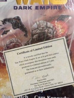 Star Wars Dark Empire II Gold 1-6 NM- NM Set withCOA Limited 5000 Dark Horse 1991