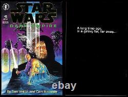Star Wars Dark Empire Limited Gold Logo Comic Set 1-2-3-4-5-6 Lot ROTJ Sequel