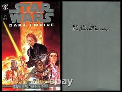 Star Wars Dark Empire Special Platinum Ed. Comic Set 1-2-3-4-5-6 Lot ROTJ Sequel