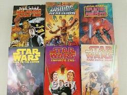 Star Wars Dark Horse 6 Graphic Novel Lot Splinter, Empire's End, Dark Force