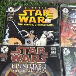 Star Wars Dark Horse Comic Lot (14) 1990s + Bonus Phantom Menace Magazine