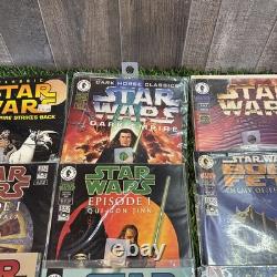 Star Wars Dark Horse Comic Lot (14) 1990s + Bonus Phantom Menace Magazine