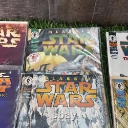 Star Wars Dark Horse Comic Lot (14) 1990s + Bonus Phantom Menace Magazine