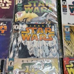 Star Wars Dark Horse Comic Lot (14) 1990s + Bonus Phantom Menace Magazine