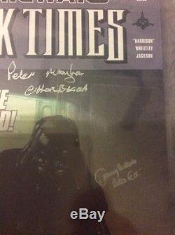 Star Wars Dark Times CGC 9.8 SS Signed Vader, Boba Fett, Lando, Chewbacca