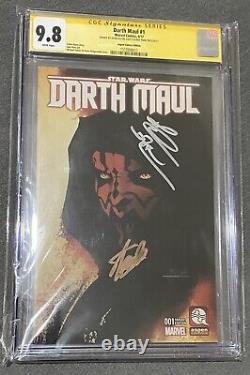 Star Wars Darth Maul #1 Aspen Comics Edition CGC 9.8 Signed (READ DESCRIPTION)