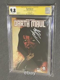 Star Wars Darth Maul #1 Aspen Comics Edition CGC 9.8 Signed (READ DESCRIPTION)