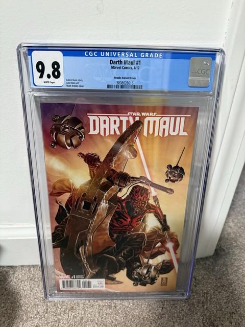 Star Wars Darth Maul #1 Cgc 9.8 150 Mark Brooks Variant 2017