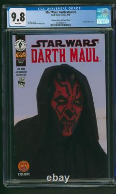 Star Wars Darth Maul #1 CGC 9.8 Dynamic Forces Red Foil Edition Dark Horse 2000 Star Wars Darth Maul #1 CGC 9.8 Dynamic Forces Red Foil Edition Dark Horse 2000