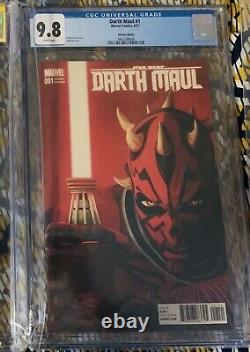 Star Wars Darth Maul #1 Comic (2017) Animation Variant CGC 9.8 White Pages