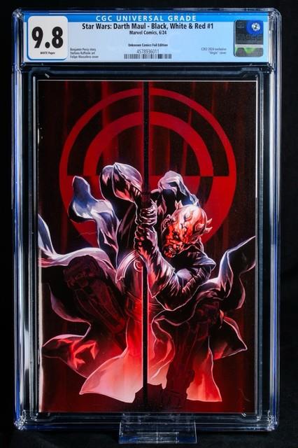 Star Wars Darth Maul Bwr #1 Cgc 9.8 Foil Virgin C2e2 2024 Exclusive? Sith