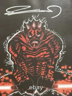 Star Wars Darth Maul B, W & Red #1 Cgc 9.8 Signed By Frank Miller 1100 Ratio Star Wars Darth Maul B, W & Red #1 Cgc 9.8 Signed By Frank Miller 1100 Ratio