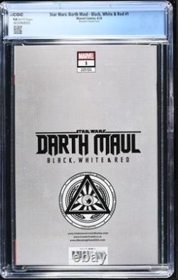 Star Wars Darth Maul Black, White & Red #1 CGC 9.8
