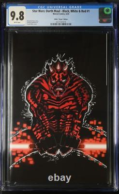 Star Wars Darth Maul Black White & Red 1 CGC 9.8 Miller Virgin Variant