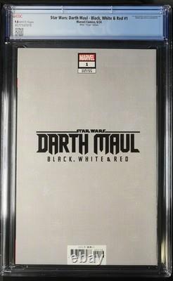Star Wars Darth Maul Black White & Red 1 CGC 9.8 Miller Virgin Variant