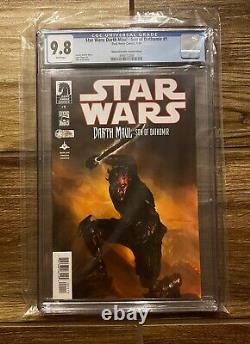 Star Wars Darth Maul Son of Dathomir #1 NM CGC 9.8 Diamond Variant Dark Horse