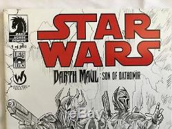 Star Wars, Darth Maul Son of Dathomir, Wizard World Sketch Variant Ltd. To 500