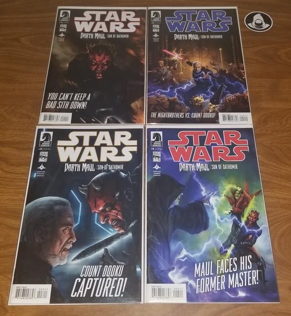 Star Wars Darth Maul Son Of Dathomir, Complete Set, 1-4 Dark Horse Comics Lot