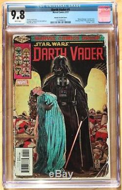 Star Wars Darth Vader #1 Brooks variant Marvel 2017 CGC 9.8 X-Men #145 homage