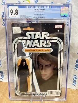 Star Wars Darth Vader #1, CGC 9.8 Action Figure Variant 1st Print 8/17 A Cover