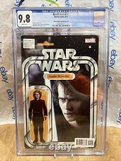 Star Wars Darth Vader #1, CGC 9.8 Action Figure Variant 1st Print 8/17 B Cover