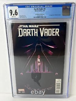 Star Wars Darth Vader #1 Marvel 2015 Del Mundo Variant Cover CGC 9.6 White Pages