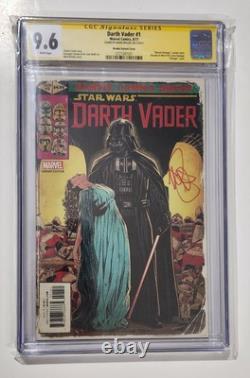 Star Wars Darth Vader #1 Variant CGC Graded 9.6 Signed Mark Brooks X-Men Homage