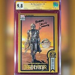 Star Wars Darth Vader #20 Variant Edition Cgc 9.8 Ss Signed By Barry Lowin