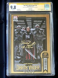 Star Wars Darth Vader #21. Cgc Ss 9.8. Signed Giancarlo Esposito. Mandalorian