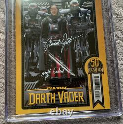 Star Wars Darth Vader #21 Cgc Ss 9.8 Signed Giancarlo Esposito Mandalorian