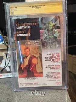 Star Wars Darth Vader #26 CGC 9.8 Marvel Comics 2022 SIGNED ALEX MALEEV