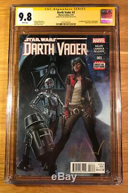 Star Wars Darth Vader 3, (2015), CGC 9.8 SS, signed by Granov, NM/MT, 1st Aphra