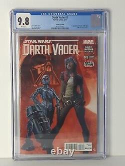 Star Wars Darth Vader #3 CGC 9.8 2nd Printing 1st Doctor Aphra Marvel