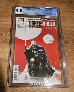 Star Wars Darth Vader Black White And Red Number 1 #1 9.8 Peach Monoko