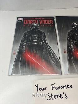 Star Wars Darth Vader Black White Red 1 Okazaki Virgin Variant Set Le 600