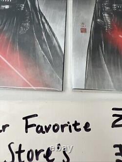 Star Wars Darth Vader Black White Red 1 Okazaki Virgin Variant Set Le 600