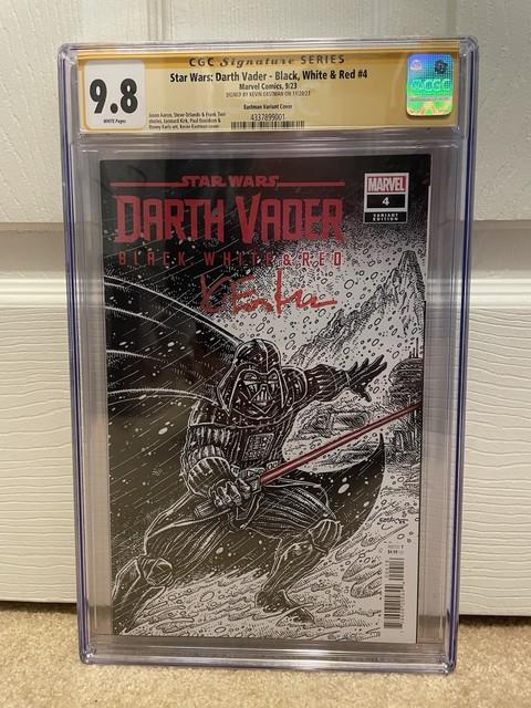 Star Wars Darth Vader Black White & Red #4 125 Signed Kevin Eastman Cgc 9.8