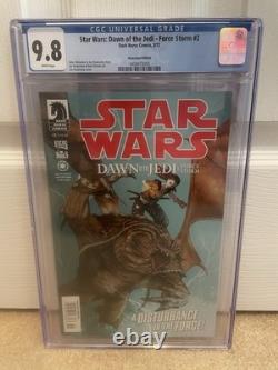 Star Wars Dawn of the Jedi Force Storm #2 NEWSSTAND! In CGC 9.8 Dark Horse 2012