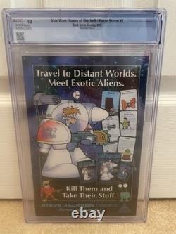 Star Wars Dawn of the Jedi Force Storm #2 NEWSSTAND! In CGC 9.8 Dark Horse 2012