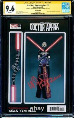 Star Wars Doctor Aphra #22 CGC SS 9.6 signed Nika Futterman ASAJJ VENTRESS